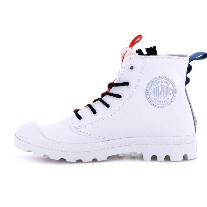 Bottes Palladium Pampa Hi Ticket To Earth Femme Blanche | FR GDT863R